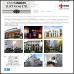 Screen shot of the Cannonbury Ltd website.