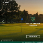Screen shot of the Old Fold Manor Golf Club Ltd website.