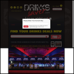 Screen shot of the Drinks Saver Ltd website.