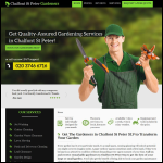 Screen shot of the Gardening Services Chalfont St Peter website.