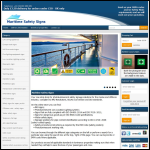 Screen shot of the Maritime Safety Signs website.