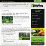 Screen shot of the Maple Cross Gardeners website.