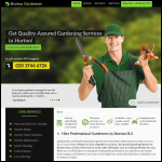 Screen shot of the Horton Gardeners website.