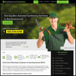 Screen shot of the Gardening Services Borehamwood website.