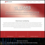 Screen shot of the Griffin Electrical Solutions Ltd website.