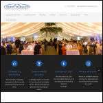 Screen shot of the Carron Marquees Ltd website.