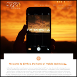 Screen shot of the SimTek World Ltd website.
