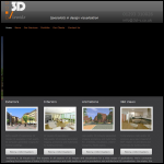 Screen shot of the 3d Visuals Ltd website.