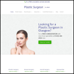 Screen shot of the The Plastic Surgeon Clinic website.