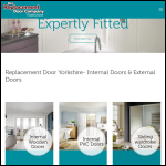 Screen shot of the The Replacement Door Company Yorkshire website.
