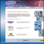 Screen shot of the Essex X-Ray & Medical Equipment Ltd website.