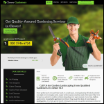Screen shot of the Clewer Gardeners website.