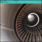 Screen shot of the ETL Logistics Ltd website.