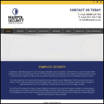 Screen shot of the Marpol Security Ltd website.