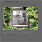 Screen shot of the Aston Interior Contracts Ltd website.