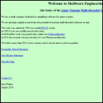 Screen shot of the Shellware Engineering Ltd website.