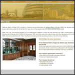 Screen shot of the National Bank of Egypt (UK) Ltd website.