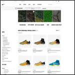 Screen shot of the Nike Mercurial Ii Ltd website.