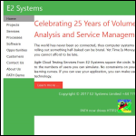 Screen shot of the E2 Systems Ltd website.