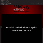 Screen shot of the Arrow Management & Marketing Ltd website.