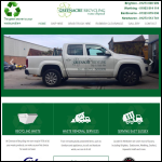 Screen shot of the Greenacre Ltd website.