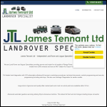 Screen shot of the James Tennant 1992 Ltd website.