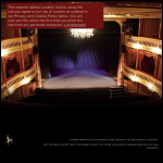 Screen shot of the The Criterion Theatre Trust website.