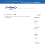 Screen shot of the Optimum Care Services website.