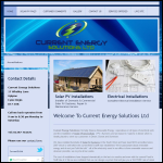 Screen shot of the Abacus Renewable Energy Ltd website.