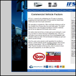 Screen shot of the Industrial Friction Services Ltd website.
