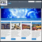 Screen shot of the FSL Electronics Ltd website.