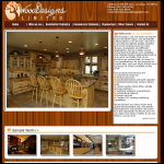 Screen shot of the Design in Wood Ltd website.