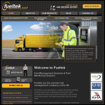 Screen shot of the Fueltek Ltd website.