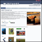 Screen shot of the Techart Ltd website.