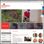 Screen shot of the Homeserve Membership Ltd website.