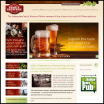 Screen shot of the The Independent Family Brewers of Britain website.