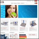 Screen shot of the J.P.K. Products Ltd website.