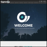 Screen shot of the Cygnus Business Services Ltd website.