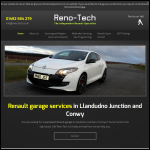Screen shot of the Renotech Ltd website.