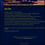 Screen shot of the Essex Pyrotechnics Ltd website.