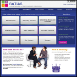 Screen shot of the Batias Independent Advocacy Service website.