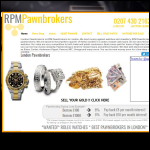 Screen shot of the Rpm London Ltd website.