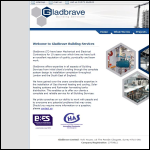 Screen shot of the Gladbrave Ltd website.