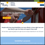 Screen shot of the See-ability Ltd website.