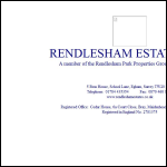 Screen shot of the Rendlesham Estates Plc website.