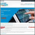Screen shot of the Copier Systems Ltd website.