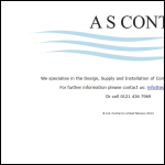 Screen shot of the A.S. Contracts Ltd website.