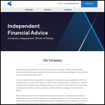 Screen shot of the Fortuna Finance Ltd website.