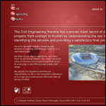 Screen shot of the The Civil Engineering Practice Ltd website.