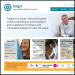 Screen shot of the Target Housing Ltd website.